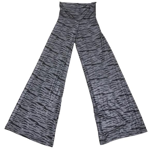 Fashque Studio Zebra Print High Waist Palazzo Pants Size Small - Picture 4 of 6